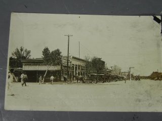 Rppc Of Deming Mexico Pine & Silver Ave / Circa 1920s