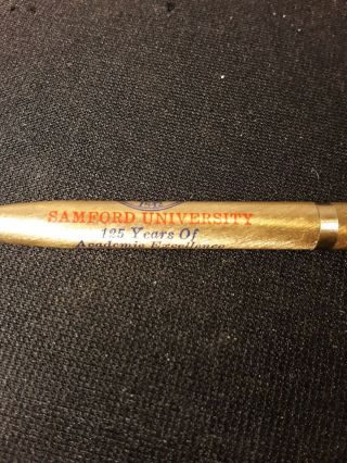 Vintage Advertising Ballpoint Pen Samford University Birmingham Alabama