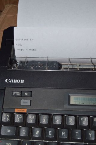 Vintage Electric Cannon Typewriter Typestar 5 S - 50 Word Processor
