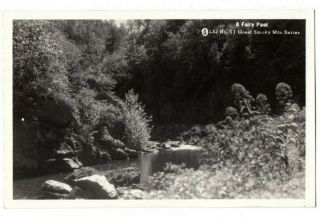 Tn Tennessee Gatlinburg Great Smoky Mountains Cliff Dwellers Postcard Rppc