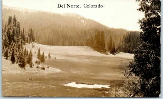 Del Norte,  Colorado Rppc Real Photo Postcard Bird 