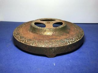 Ornate Vintage Cast Iron Lamp Base For Torchiere Or Other Lamp Projects Parts 2