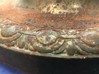 Ornate Vintage Cast Iron Lamp Base For Torchiere Or Other Lamp Projects Parts 2 5