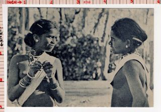Old Postcard,  Rural Life Of India,  Culture Vintage India 710