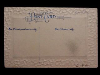 c1910 F.  Bluh,  Artist Signed,  Humorous Romance,  Vintage Picture Postcard 2