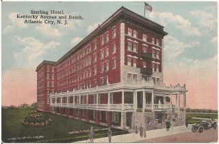 Sterling Hotel In Atlantic City Nj Postcard