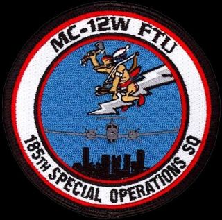 Usaf 185th Special Operations Sq - Mc - 12w Formal Training Unit Sos Patch
