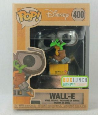 Funko Pop Disney Box Lunch Exclusive Wall - E Vinyl Figure 400 Pixar Earth Day