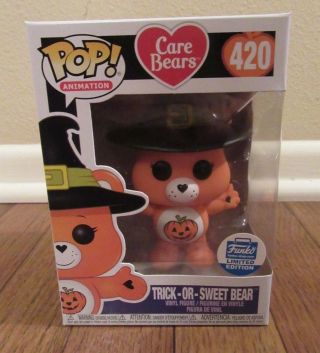 Funko Pop Animation Care Bears 420 Trick - Or - Sweet Bear Funko Shop Limited Edt.