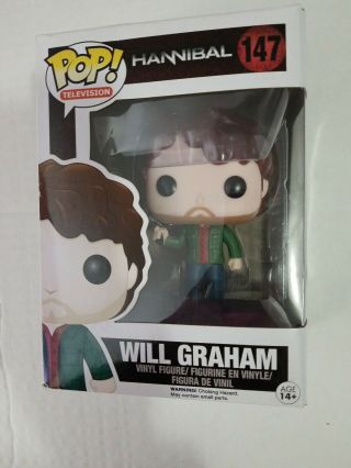Funko Pop Television Hannibal Will Graham 147 Vaulted,  Protector