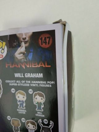 Funko Pop Television Hannibal Will Graham 147 Vaulted,  Protector 3