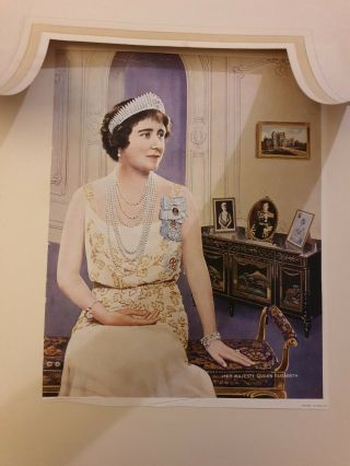 3 Vintage Dorothy Wilding & Vandyk Queen Elizabeth and Prince Philip Posters 4