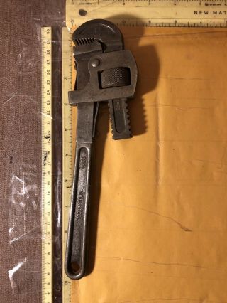 Vintage J.  P.  Danielson Co.  10  Pipe Wrench Adjustable Wrench Made In Usa