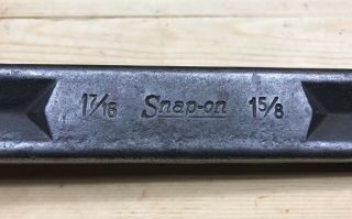 Vintage Snap On Large Double End Box Wrench 1950’s Gxv - 4652,  1 - 7/16,  1 - 5/8
