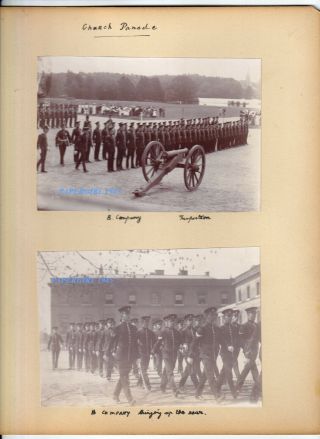 Royal Dublin Fusiliers " B " Company Inspection/bringing Up Rear Around C.  1909/11