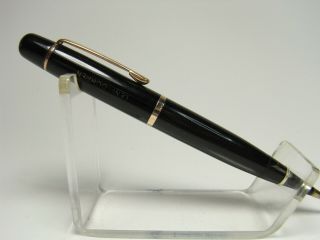 Antique Montblanc Fully Ebonite / Hard Rubber Mechanical Pencil