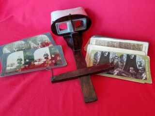 Antique Stereoscope Photo Viewer,  Circa Early 1900 