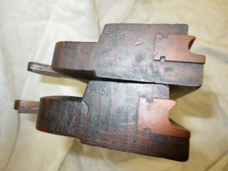 2 Antique Wooden Molding Plane 3/8 1/2 RARE SPAULDING ITHACA NY ALL NR 8