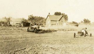 1916 Forslund Clay Center Kansas Auto Races Fairgrounds Dirt Track Rppc
