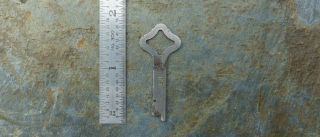 Antique Flat Steel Key Eagle Lock Company A1 Eagle Lock Co Key 6 A 1 1 - 3/4 "
