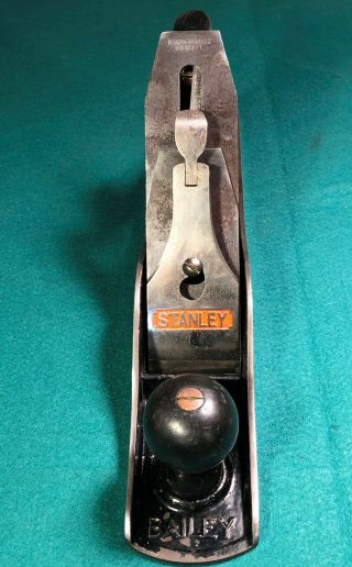 Vintage Stanley Bailey No.  5 Smooth Bottom Jack Plane Made in USA 3