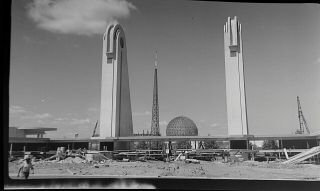 62388.  Acetate Negative Nyc Nywf York Worlds Fair Construction 1938
