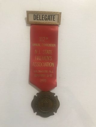 Delegate Nj State Firemen’s Association 112th Annual Convention 1989