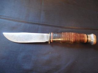 Vintage Kabar Usa 1205 Fixed Blade Hunting Knife