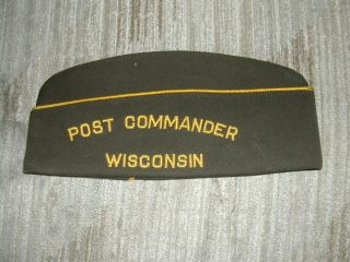 VFW Post Commander Hat,  Muskego,  Wisconsin 1964 2