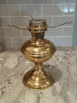 Vintage Aladdin 6 Brass Kerosene Lamp W/ 6 Burner & 10 " Spider