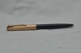Lovely Vintage Parker No51 Ballpoint Pen Black & Gold Cap -