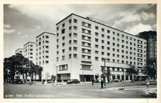 Real Photo Hotel Statler Washington Dc Postcard