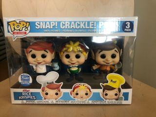 Funko Pop Ad Icons Snap Crackle Pop 3 - Pack (funko Shop Exclusive)
