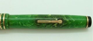 1920s WAHL EVERSHARP GOLDSEAL PERSONAL POINT JADE FULL SIZE FOUNTAIN PEN. 3
