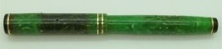 1920s WAHL EVERSHARP GOLDSEAL PERSONAL POINT JADE FULL SIZE FOUNTAIN PEN. 4