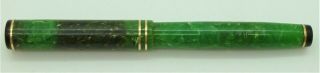 1920s WAHL EVERSHARP GOLDSEAL PERSONAL POINT JADE FULL SIZE FOUNTAIN PEN. 5
