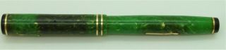 1920s WAHL EVERSHARP GOLDSEAL PERSONAL POINT JADE FULL SIZE FOUNTAIN PEN. 6
