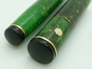 1920s WAHL EVERSHARP GOLDSEAL PERSONAL POINT JADE FULL SIZE FOUNTAIN PEN. 7