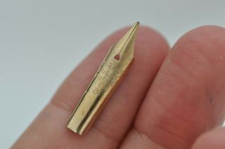 Lovely Rare Vintage Spare Parker Lucky Curve 3 Fountain Pen Nib - Med Flex Tip 2