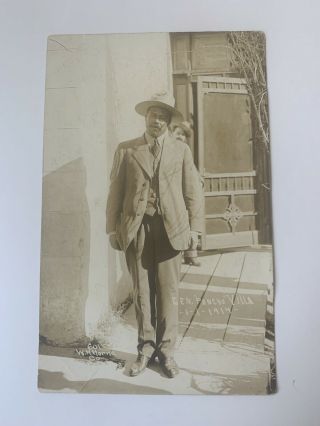 601 W.  H.  Horne Co.  General Pancho Villa January 1,  1914 Photo Postcard Post Card