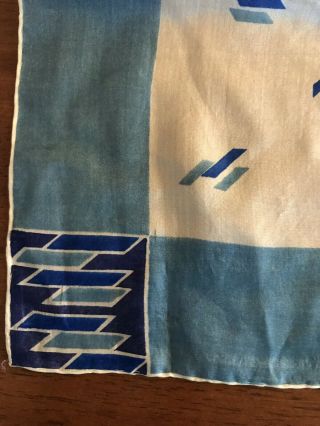 1933 Chicago World’s Fair Japanese Silk Advertising Handkerchief 4