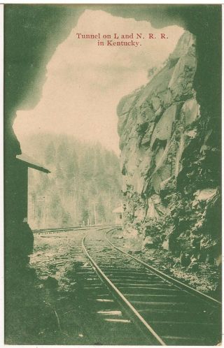 Tunnel On L.  And N.  Railroad In Kentucky Postcard