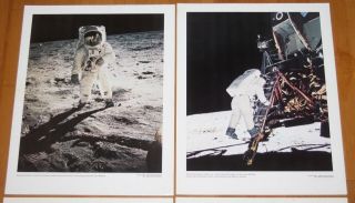 Vintage 1969 Apollo 11 Moon Landing NASA Issued 11x14 Photo Set Of 12 3