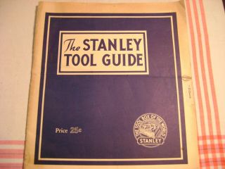 1941 The Stanley Tool Guide
