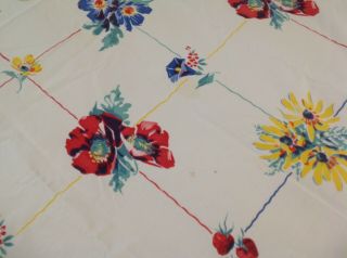 VIntage Tablecloth Cherries  5
