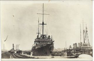 Uss Bushnell As - 2,  Black & White Real Photo Picture Post Card,  But Written