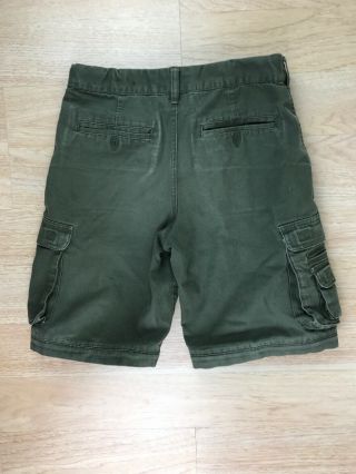 Boys Scouts of America Youth Size 12 Green Polyester Blend Cargo Shorts 5