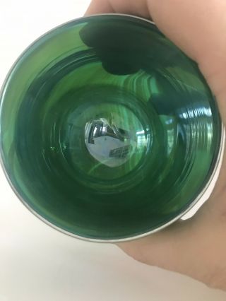 Gorgeous Rare Glassybaby Gratitude 3 No Longer Green Glass Candle Votive 6