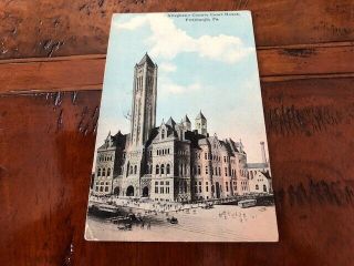 Postcard Of Allegehny County Court House,  Pittsburg,  Pa