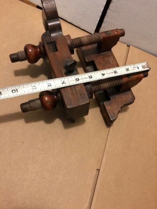 ANTIQUE WOOD PLANE PLANERS WOODWORK MOLDING TOOL HEART MARKED 2